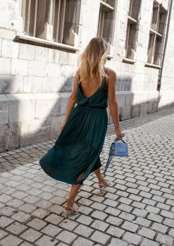 Outlet Robe Dalie - vert canardEasy Clothes Femme Robes