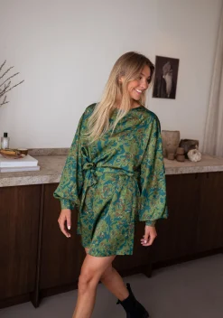 Fashion Robe Dalmi CREATION - kaki à motifsEasy Clothes Femme Robes