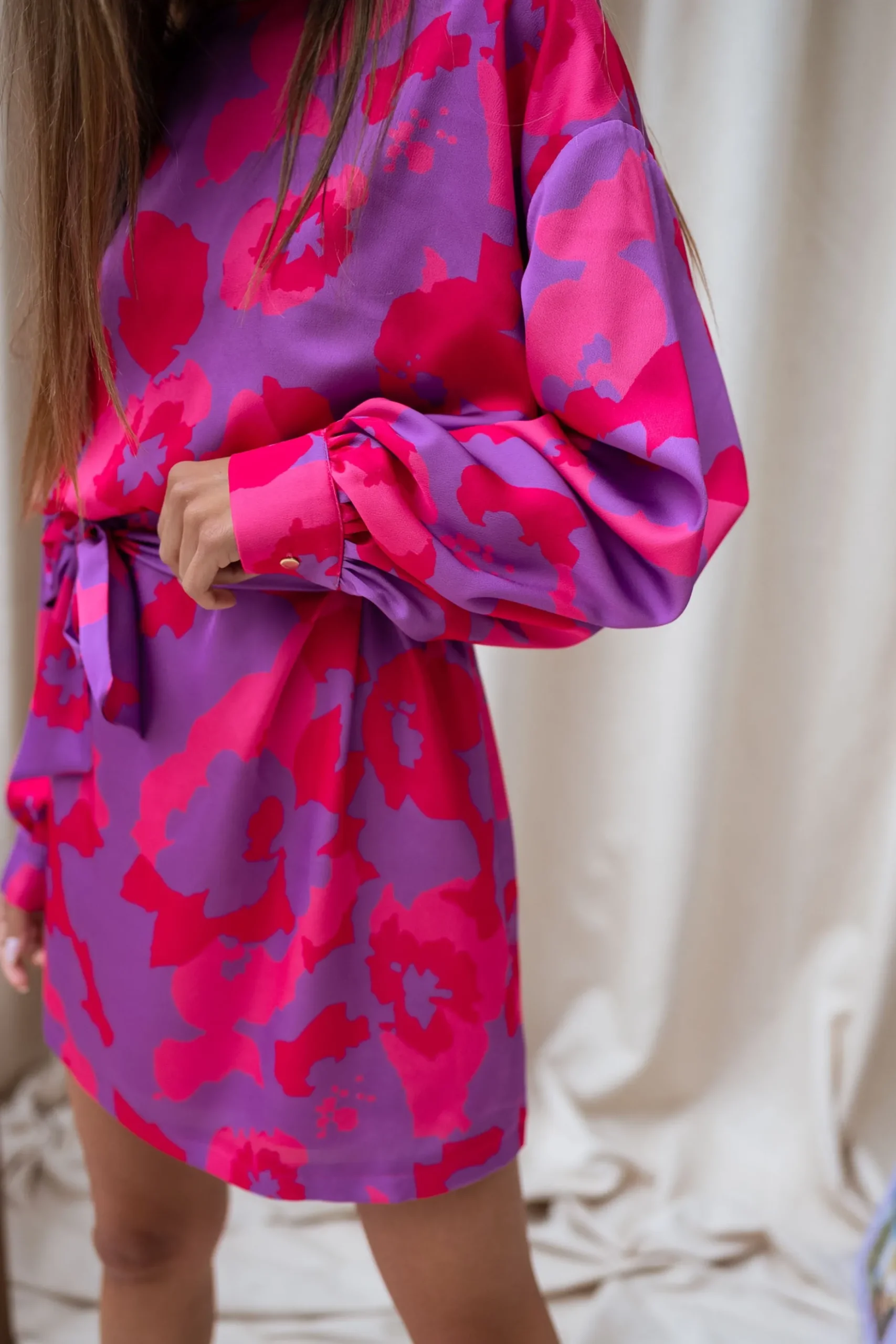 Flash Sale Robe Dalmi CREATION - rose à fleursEasy Clothes Femme Robes