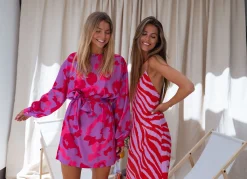 Flash Sale Robe Dalmi CREATION - rose à fleursEasy Clothes Femme Robes