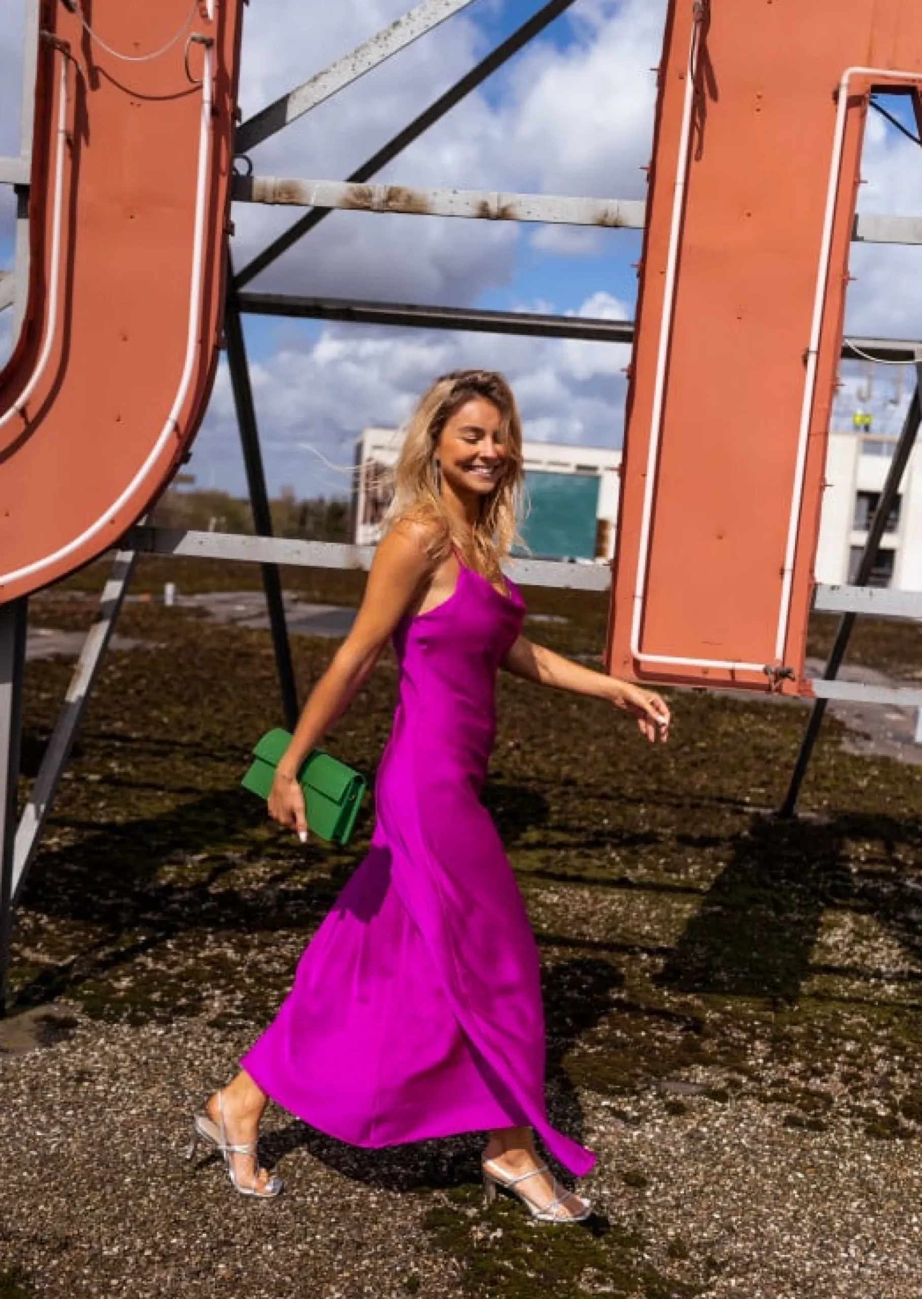 Shop Robe Delly violet | Robe longue de soirée | Prêt-à-porter en ligne | Easy Clothes Femme Robes