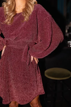 New Robe Dita CREATION - rose à paillettesEasy Clothes Femme Robes