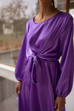 Clearance Robe Elena - mauveEasy Clothes Femme Robes