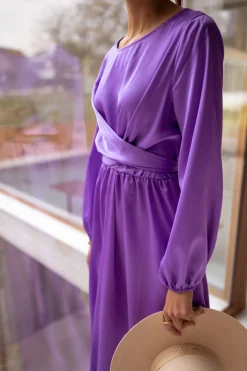 Clearance Robe Elena - mauveEasy Clothes Femme Robes