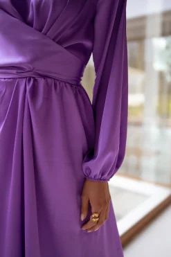 Clearance Robe Elena - mauveEasy Clothes Femme Robes