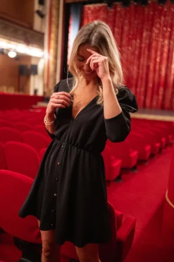 Cheap Robe Elna CREATION - noireEasy Clothes Femme Robes