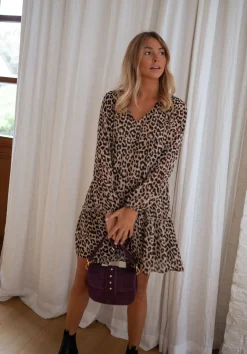 Shop Robe Enola - léopardEasy Clothes Femme Robes