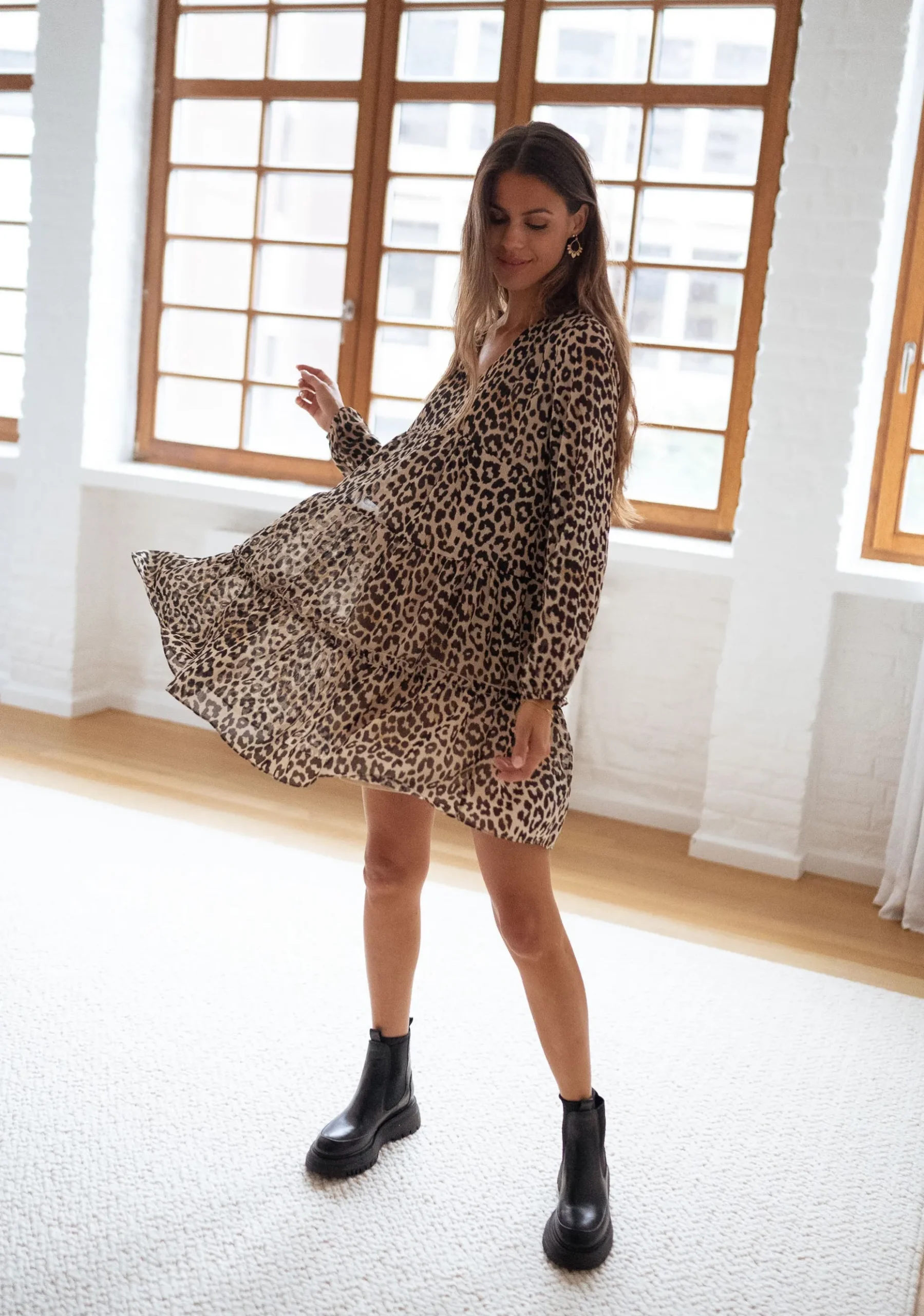 Shop Robe Enola - léopardEasy Clothes Femme Robes