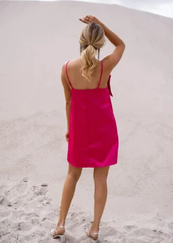 Discount Robe Fuchsia - Haro - Bretelles Ajustables - Easy Clothes Femme Robes