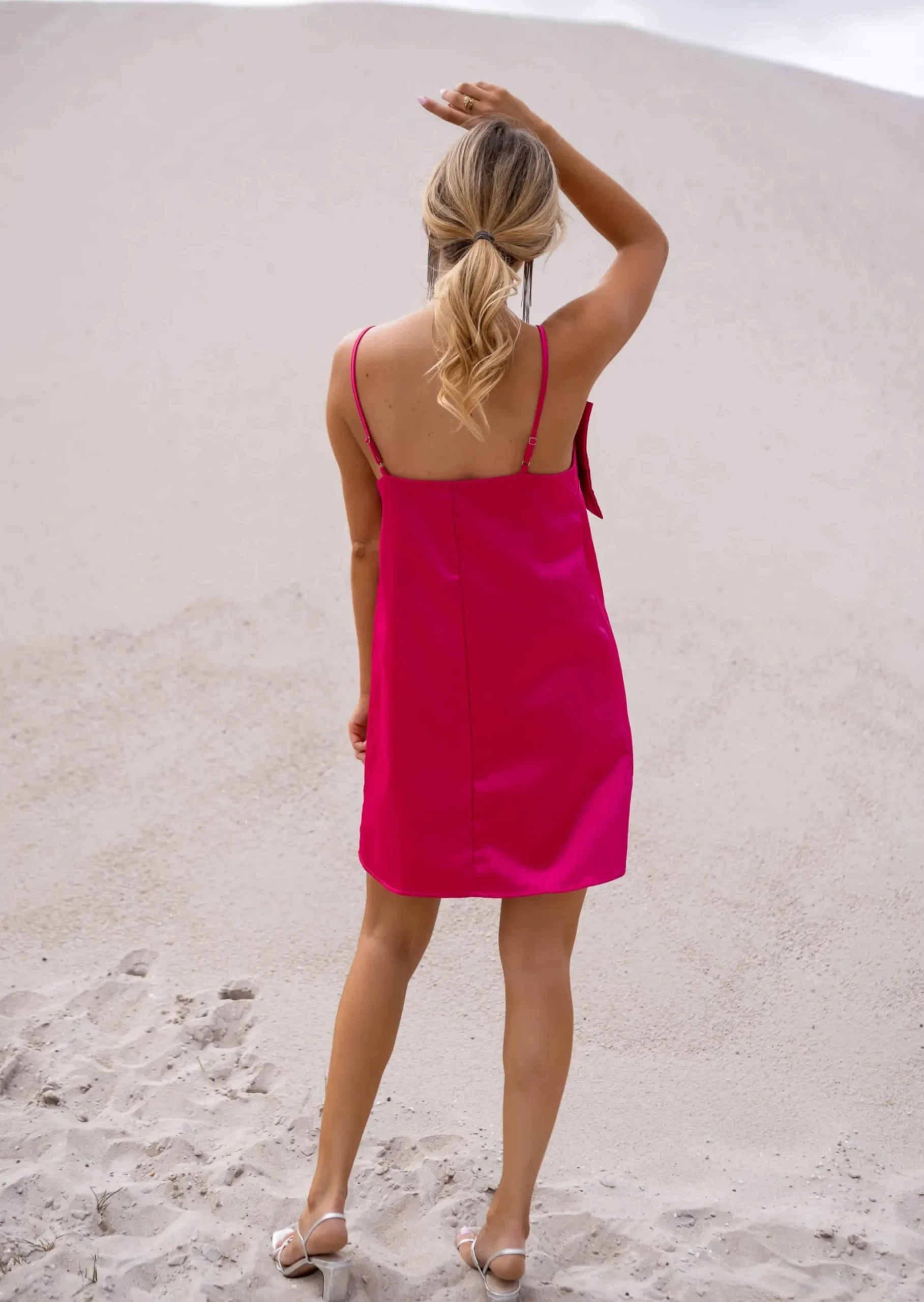 Discount Robe Fuchsia - Haro - Bretelles Ajustables - Easy Clothes Femme Robes