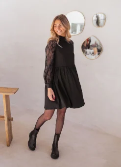 Discount Robe Kaisa - noireEasy Clothes Femme Robes