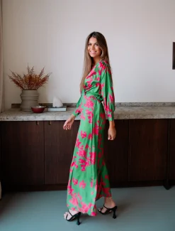 Discount Robe Keeper - verte et roseEasy Clothes Femme Robes