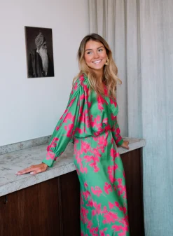 Discount Robe Keeper - verte et roseEasy Clothes Femme Robes