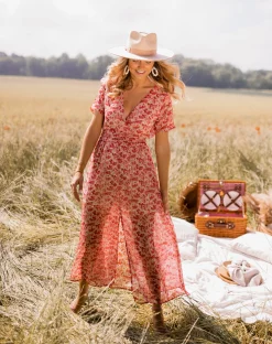 Flash Sale Robe Lilou - à fleursEasy Clothes Femme Robes