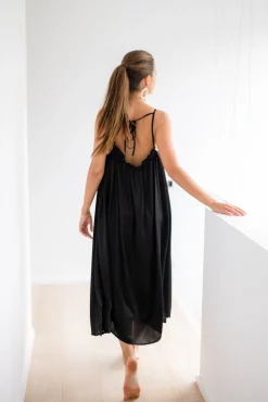 Hot Robe longue Mila - noireEasy Clothes Femme Robes