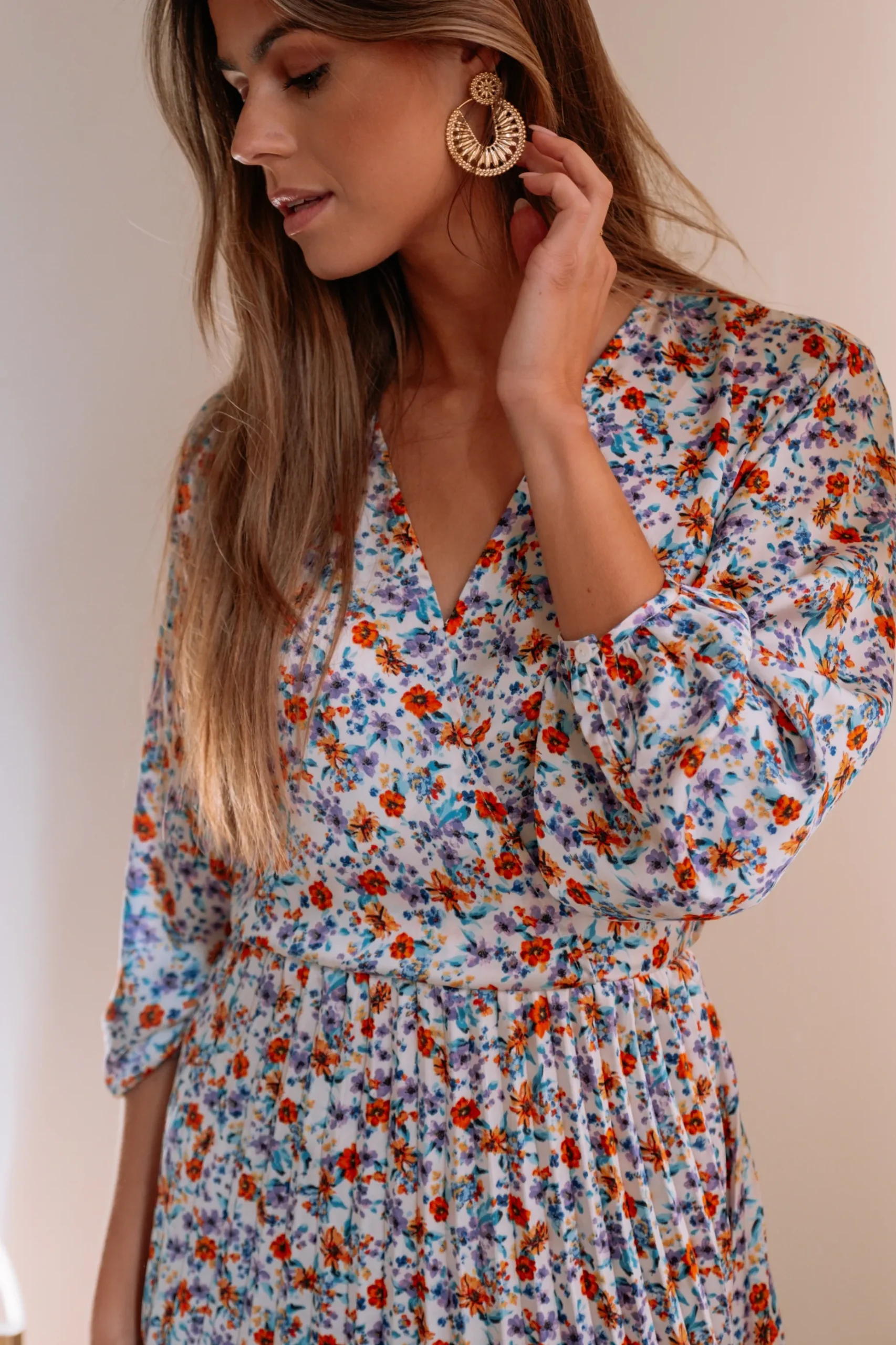 Cheap Robe Loralie - à fleursEasy Clothes Femme Robes