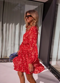 Sale Robe Milly - rougeEasy Clothes Femme Robes