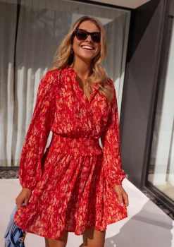 Sale Robe Milly - rougeEasy Clothes Femme Robes