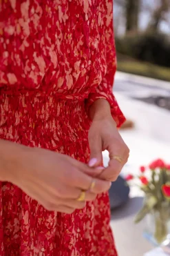 Sale Robe Milly - rougeEasy Clothes Femme Robes