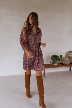 Shop Robe Portland - à fleursEasy Clothes Femme Robes