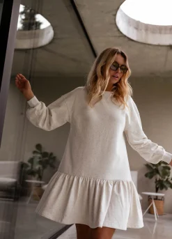 New Robe pull Bertina grise | Robe pull ample | Prêt-à-porter en ligne | Easy Clothes Femme Robes