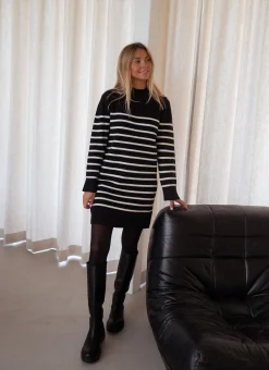 Online Robe pull Manon - à lignesEasy Clothes Femme Robes