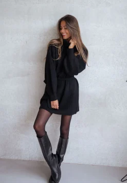 Discount Robe pull Rachel - noirEasy Clothes Femme Robes
