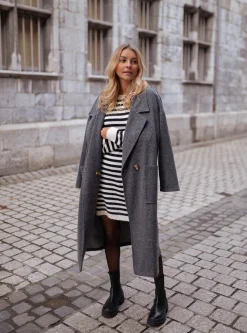 Fashion Robe pull Ross - à lignesEasy Clothes Femme Robes