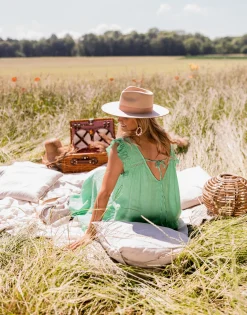 Hot Robe Rodia - verte en linEasy Clothes Femme Robes