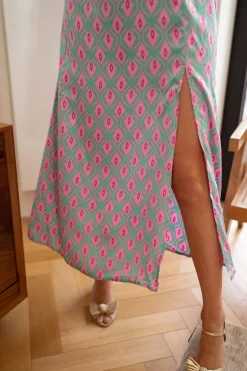 Hot Robe Siam longue - à motifsEasy Clothes Femme Robes