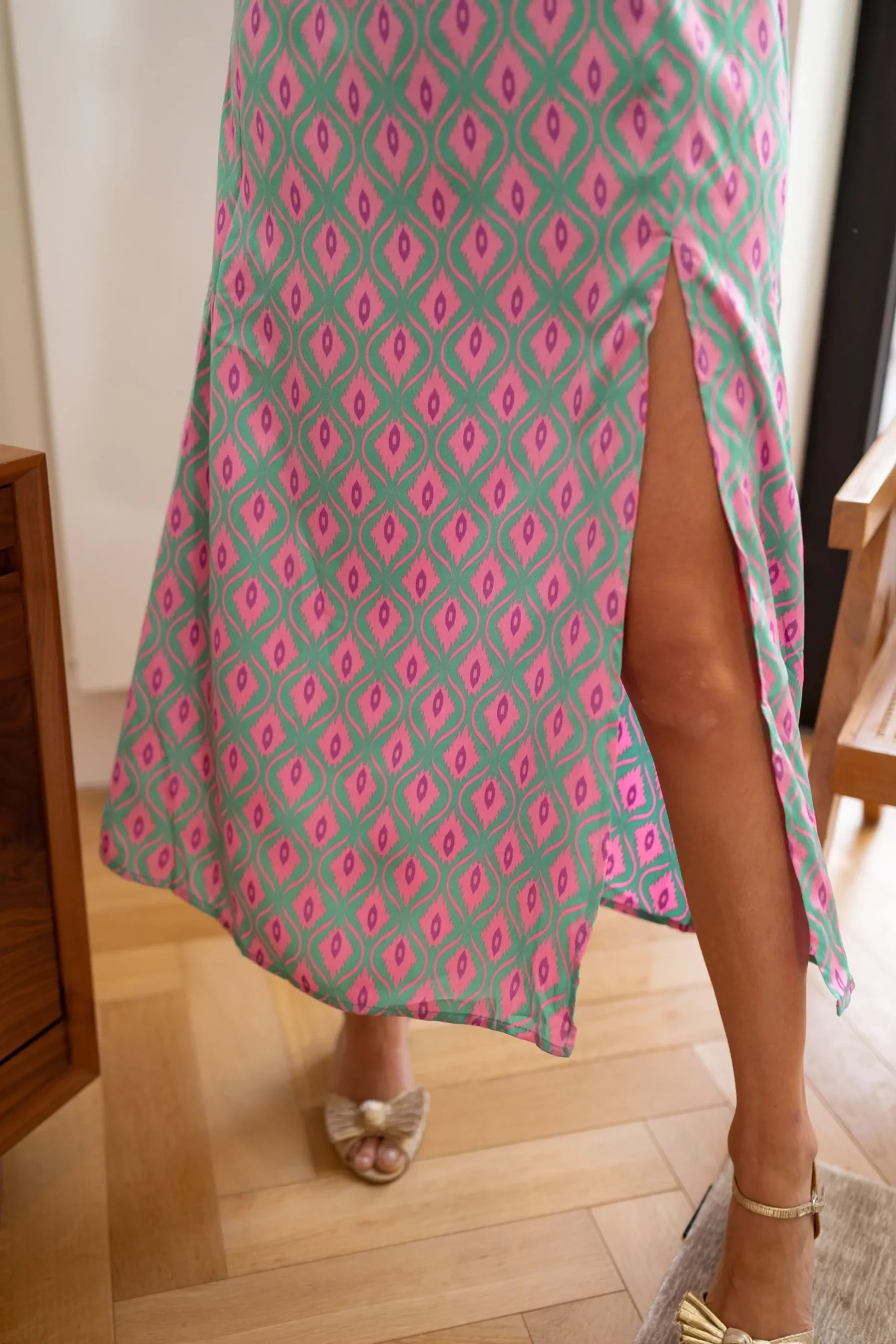 Hot Robe Siam longue - à motifsEasy Clothes Femme Robes