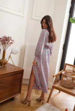 Hot Robe Siam longue - à motifsEasy Clothes Femme Robes