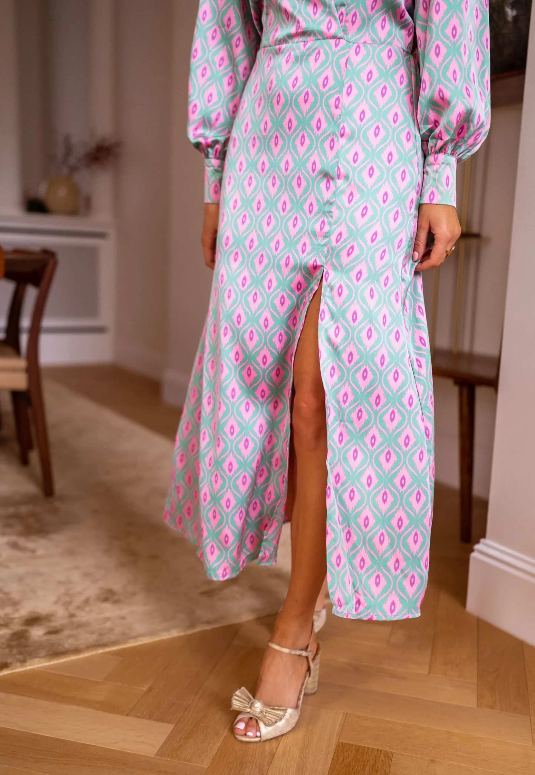 Hot Robe Siam longue - à motifsEasy Clothes Femme Robes