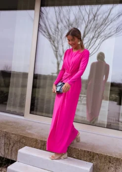 Cheap Robe Tary rose | Robe longue de cocktail | Prêt-à-porter en ligne | Easy Clothes Femme Robes