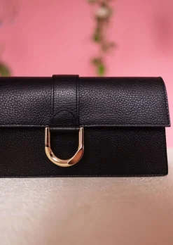 New Sac Noir Rectangulaire | Jama | Boucle dorée | Easy Clothes Sacs & Pochettes