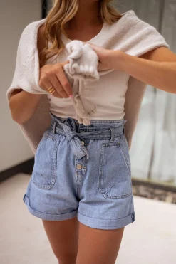 Outlet Short Dani - en jeansEasy Clothes Femme Jupes & Shorts