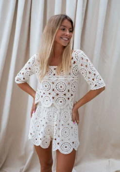 Cheap Short Marou - écru en crochetEasy Clothes Femme Jupes & Shorts