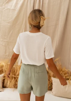 Best Short Nadia Kaki | Coton | Vêtements Easy Clothes Femme Jupes & Shorts