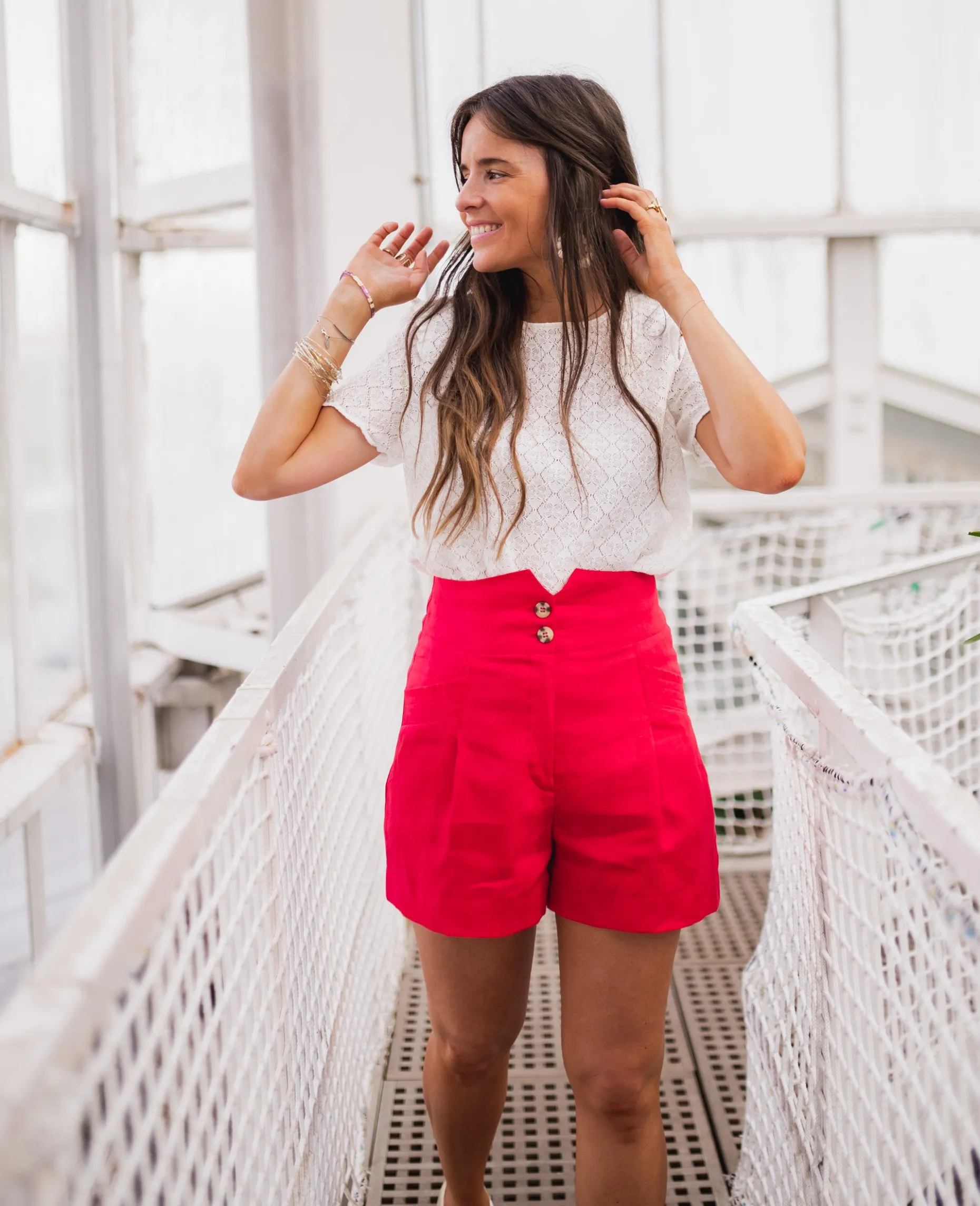 Cheap Short Rostie CREATION - rougeEasy Clothes Femme Jupes & Shorts