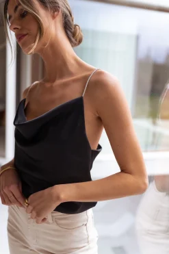 Clearance Top Fyna - noirEasy Clothes Femme Tops & T-shirts