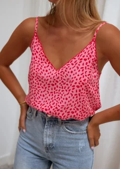 Hot Top Julia Rose - À Motifs - Fluide - Vêtements FemmeEasy Clothes Femme Tops & T-shirts