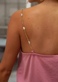 Clearance Top Lacty - Vieux Rose - Bretelles à Perles - Vêtements FemmeEasy Clothes Femme Tops & T-shirts