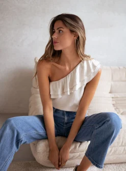 Best Sale Top Maly - beigeEasy Clothes Femme Tops & T-shirts