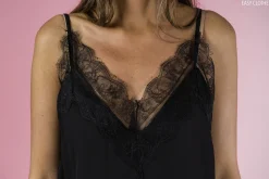 Outlet Top Pietra noir | Top noir léger | Prêt-à-porter en ligne | Easy Clothes Femme Tops & T-shirts