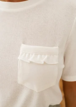 Cheap T-shirt Aviva Écru - Léger & Intemporel - Vêtements FemmeEasy Clothes Femme Tops & T-shirts