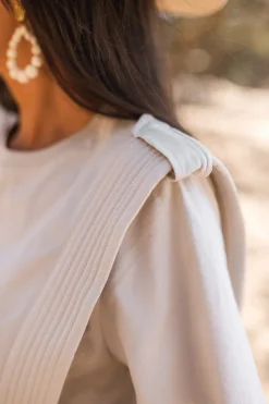 Shop T-shirt Belen - beigeEasy Clothes Femme Tops & T-shirts