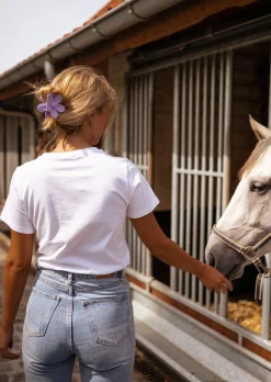 Best T-shirt Blanc - Iconic - Col Rond - 100% CotonEasy Clothes Femme Tops & T-shirts