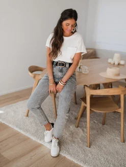 Sale T-shirt Léone - blancEasy Clothes Femme Tops & T-shirts