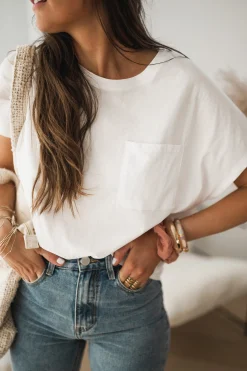 Sale T-shirt Léone - blancEasy Clothes Femme Tops & T-shirts