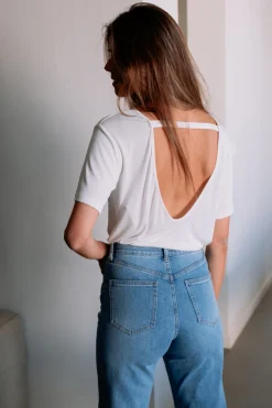 Shop T-shirt Luke - écruEasy Clothes Femme Tops & T-shirts